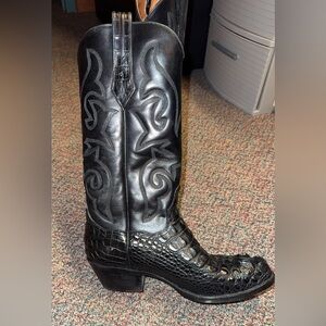 J.B Hill Alligator Hornback Boots
